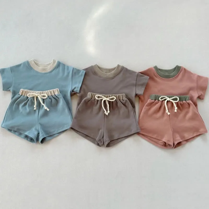 Baby 2-Piece Soft Sweatsuit Loose Set