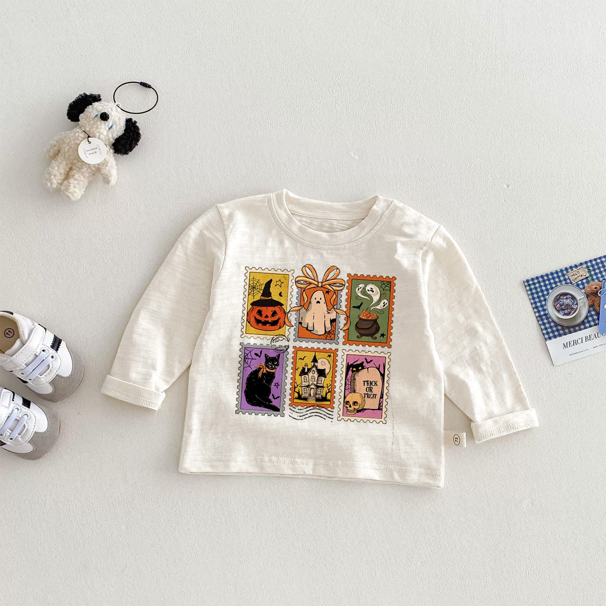 Baby Toddler Halloween Stamps T-Shirt