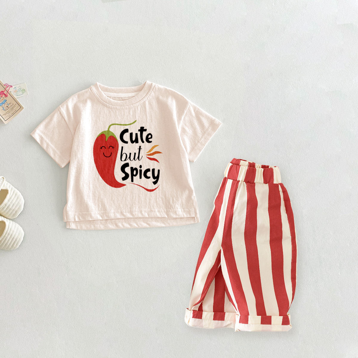 CUTE BUT SPICY BABY Baby 2-Piece Pants Set