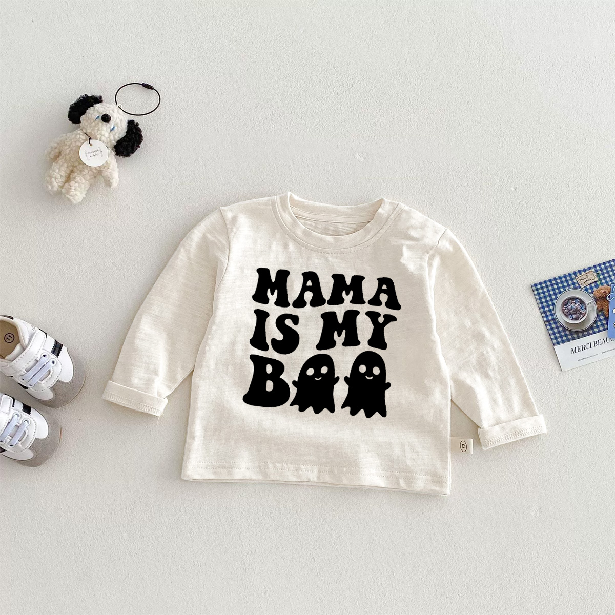 MAMA'S MY BOO Baby Toddler Slogan T-Shirt