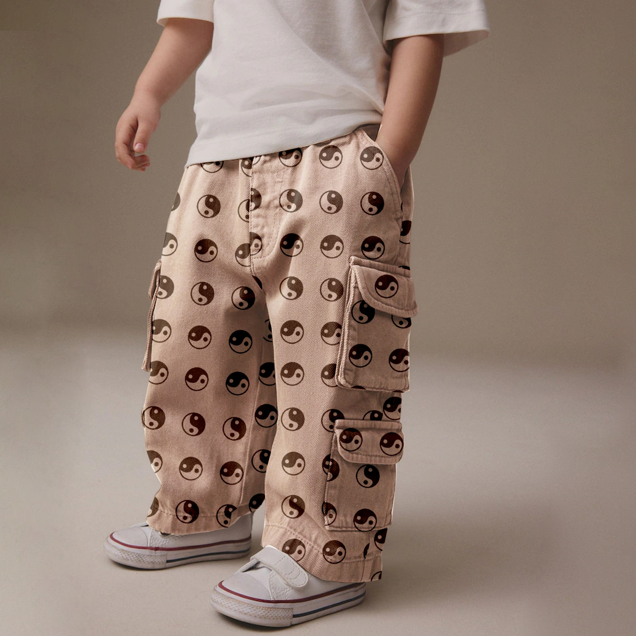 Baby & Kids Tai Chi Multiple Pockets Pants