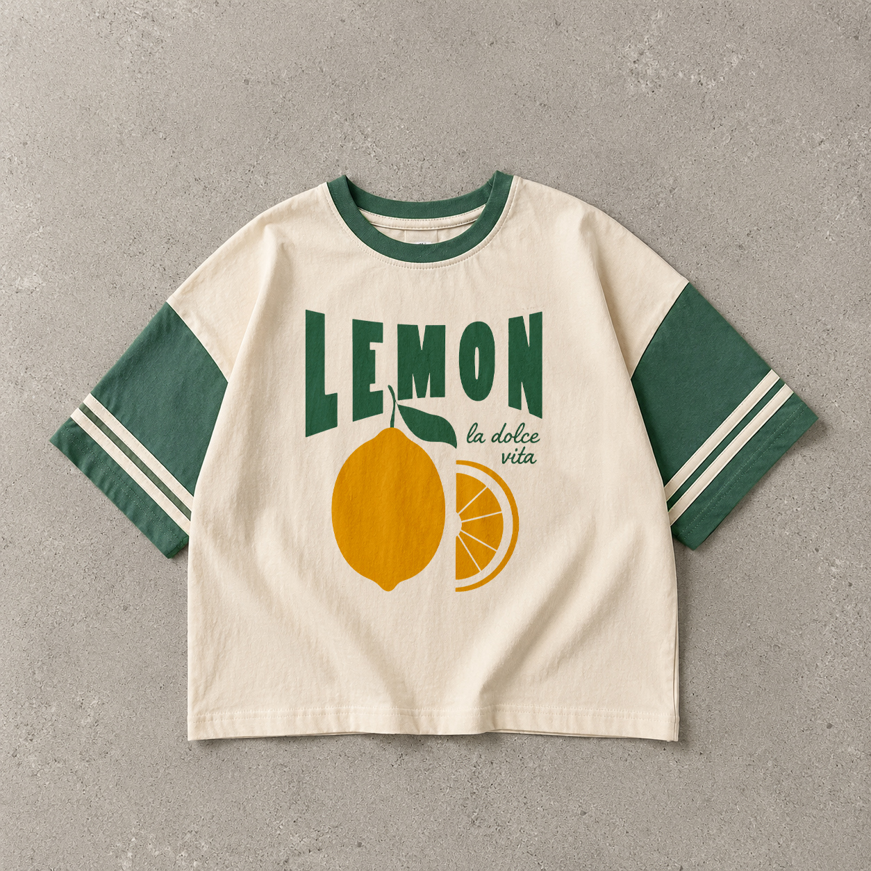 LEMON Baby & Kids Color Blocking Tee