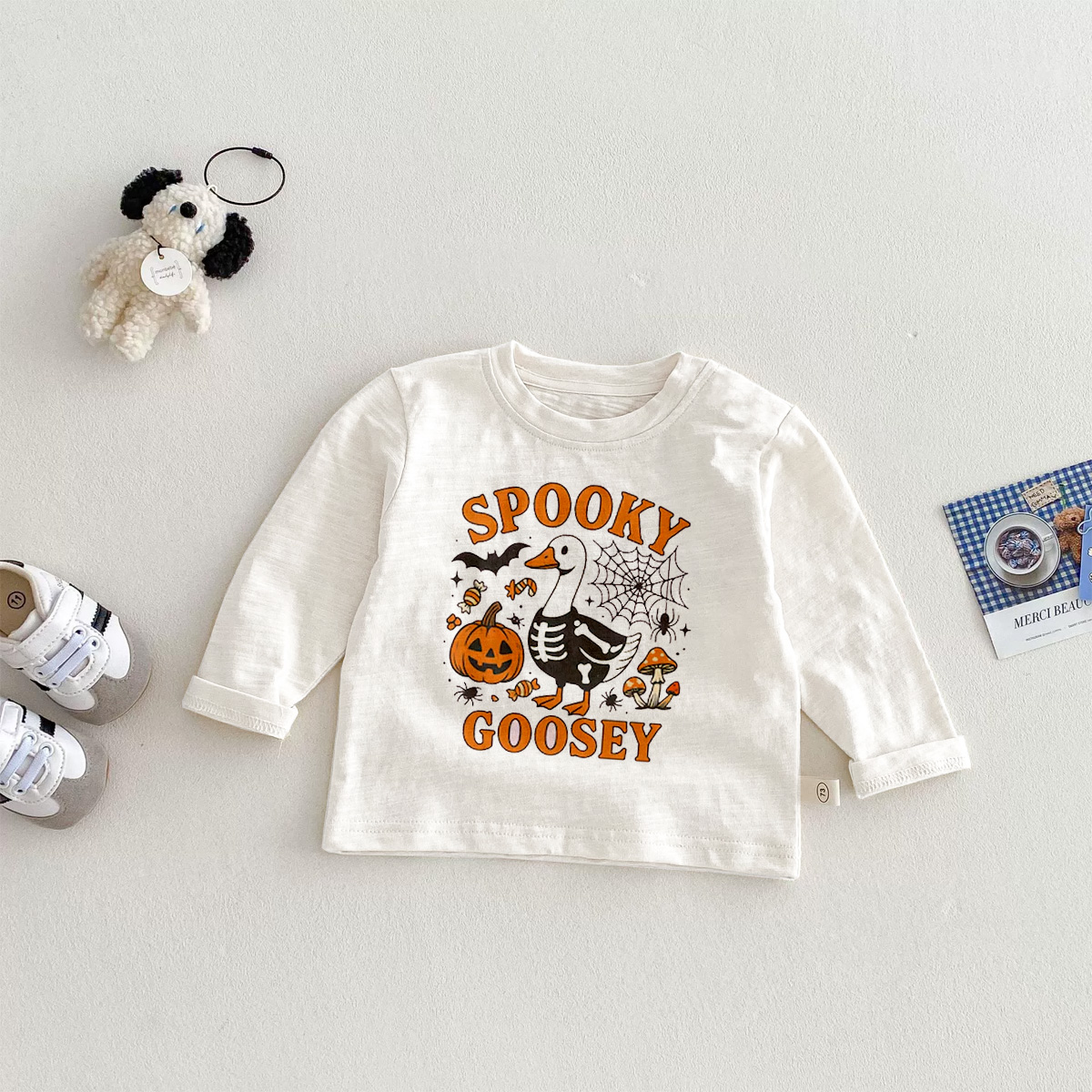 SPOOKY GOOSE Baby Toddler T-Shirt