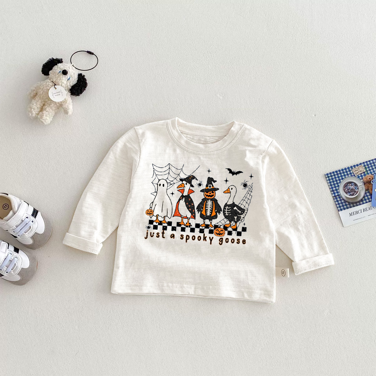 JUST A SPOOKY GOOSE Baby Toddler T-Shirt