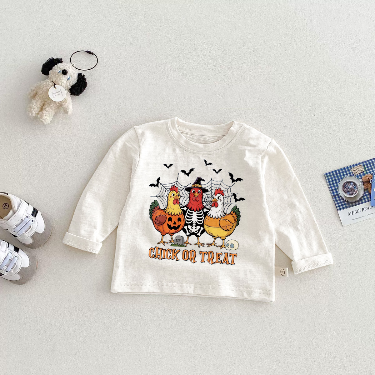 CHICK OR TREAT Baby Toddler T-Shirt