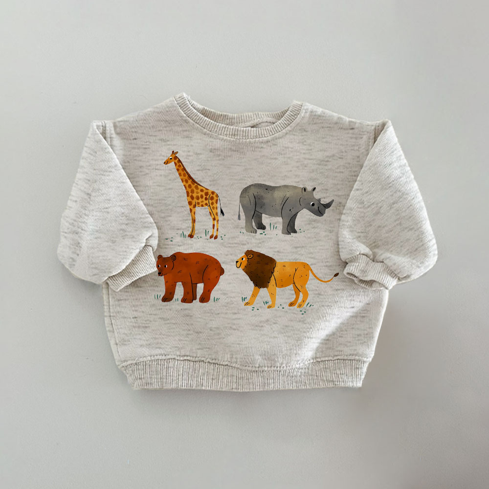 Baby Toddler Blue Dairy Cow Sweatshirt