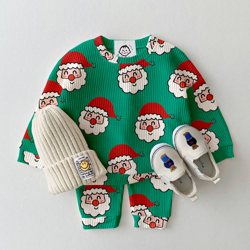 Baby Santa Claus Green 2-Piece Set