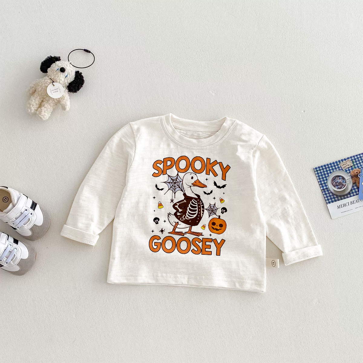 SPOOKY GOOSE Baby Toddler T-Shirt