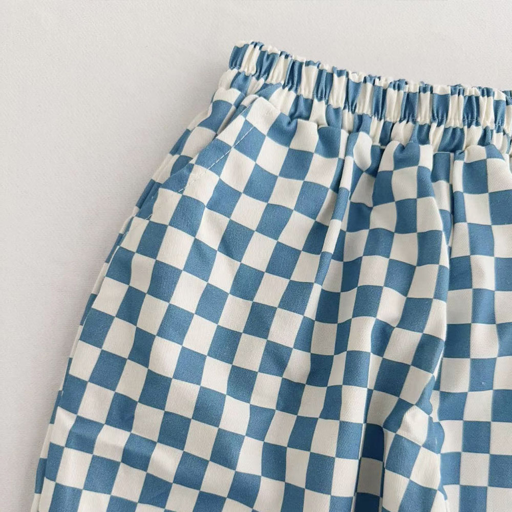 Baby & Kids Checkerboard Loose Casual Pants