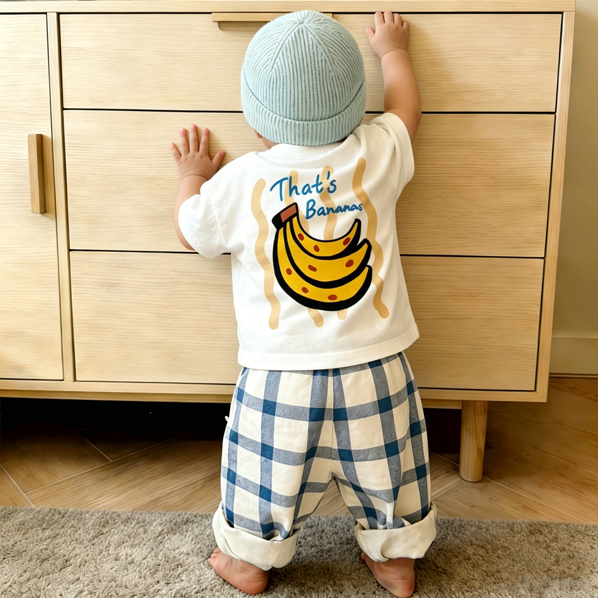 THAT'S BANANA Baby & Kids Plaid 2 Piece Set