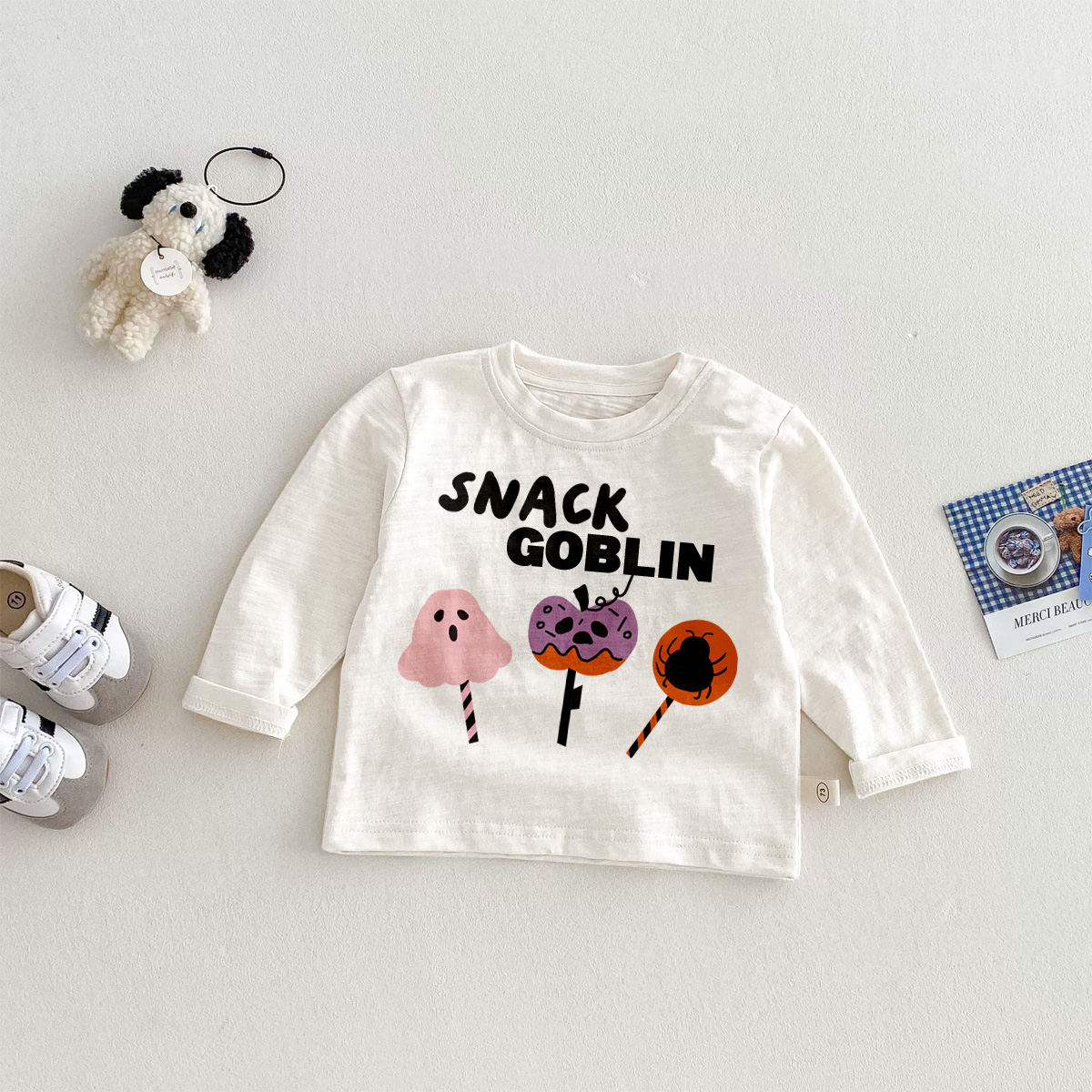 SNACK GOBLIN Baby Toddler Lollipop T Shirt