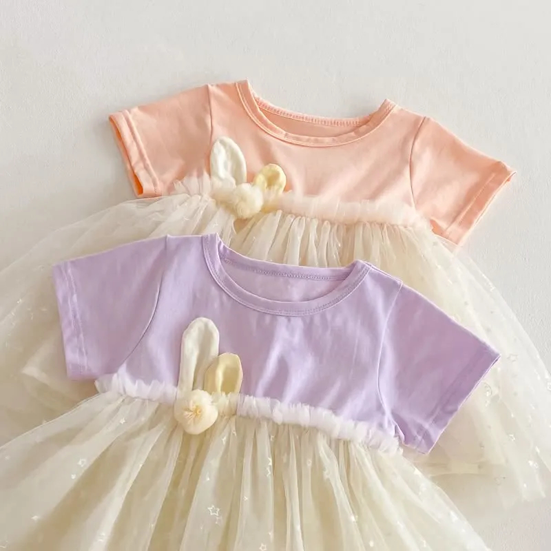 Baby Bunny Ears Tulle Cute Dress