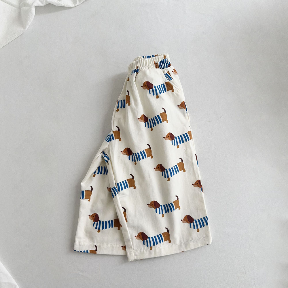 Baby & Kids Dachshund Print Casual Pants