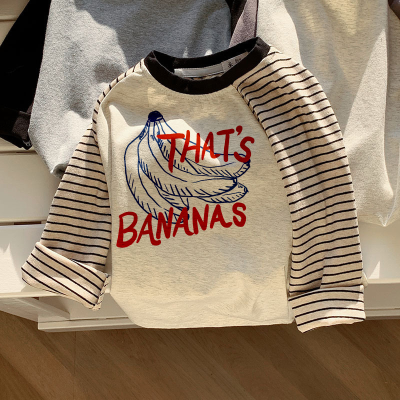 THAT'S BANANS Kids Contrast Color T-Shirt