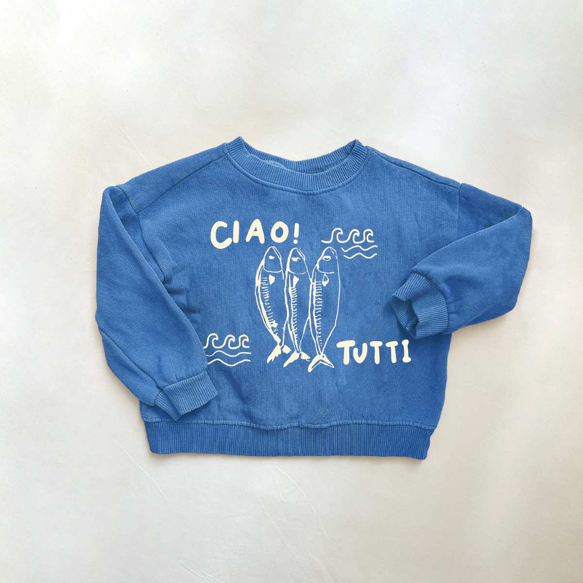 CIAO TUTTI Baby Toddler Sardines Sweatshirt