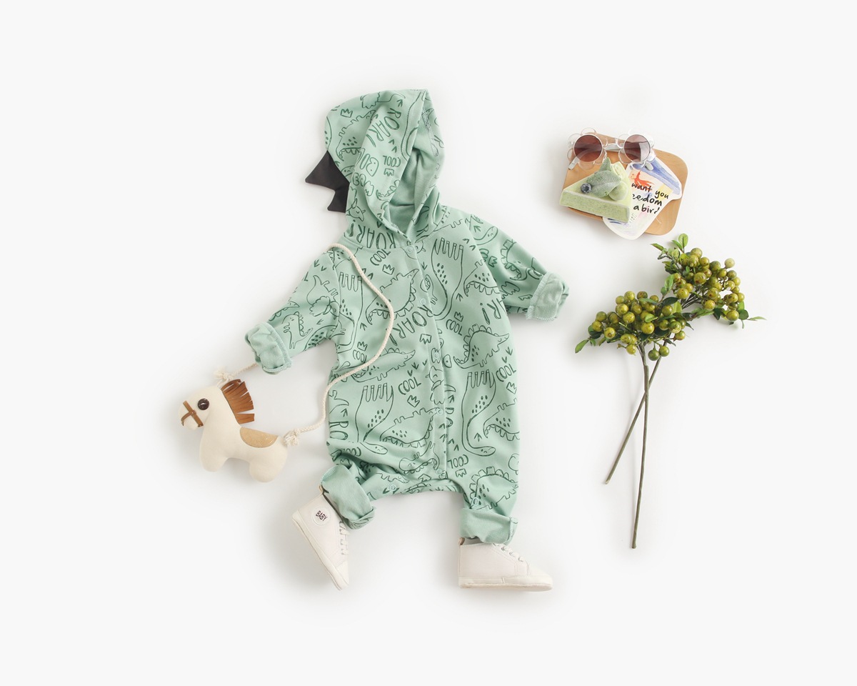 Baby Newborn Dinosaur Romper