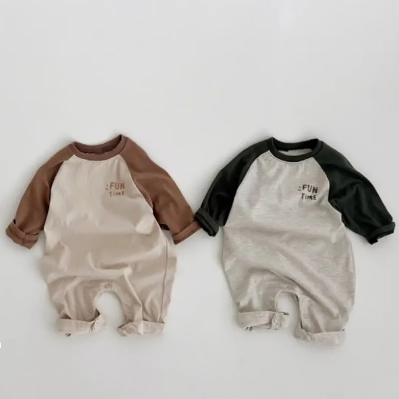 FUN TIME Baby Raglan Romper