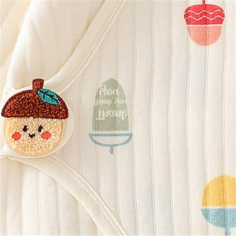Baby Newborn Pinecone Kimono Seamless Romper