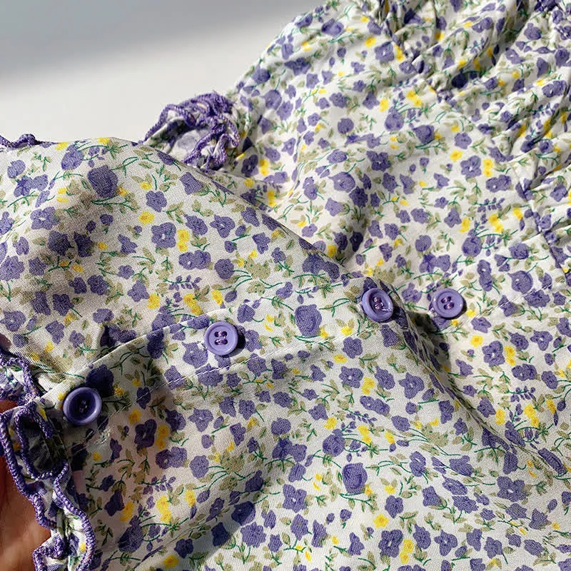 Toddler 2-Piece Loose Flower Sleeveless Set