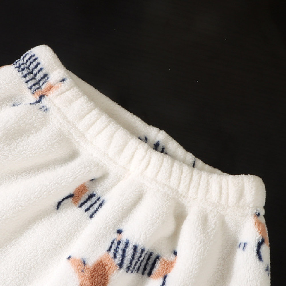 Kids Fleece Animal Print Loungewear 2-piece Set