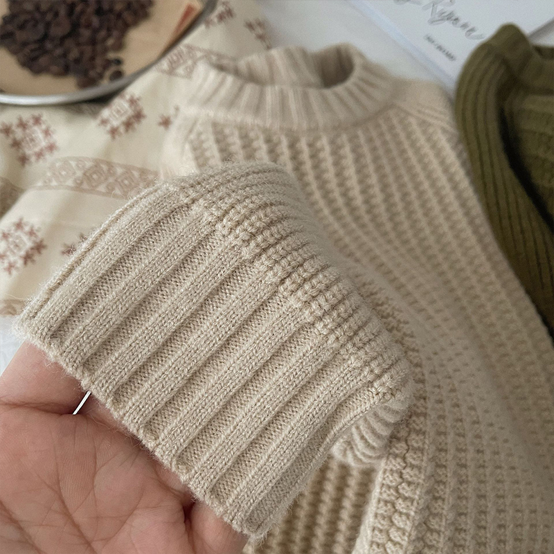 Toddler Retro Twist Pullover Sweater