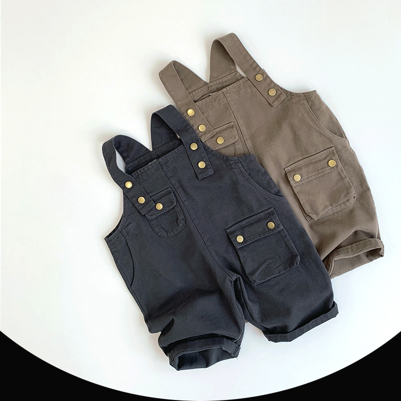 Toddler Retro Pocket Lovely Basic Overalls