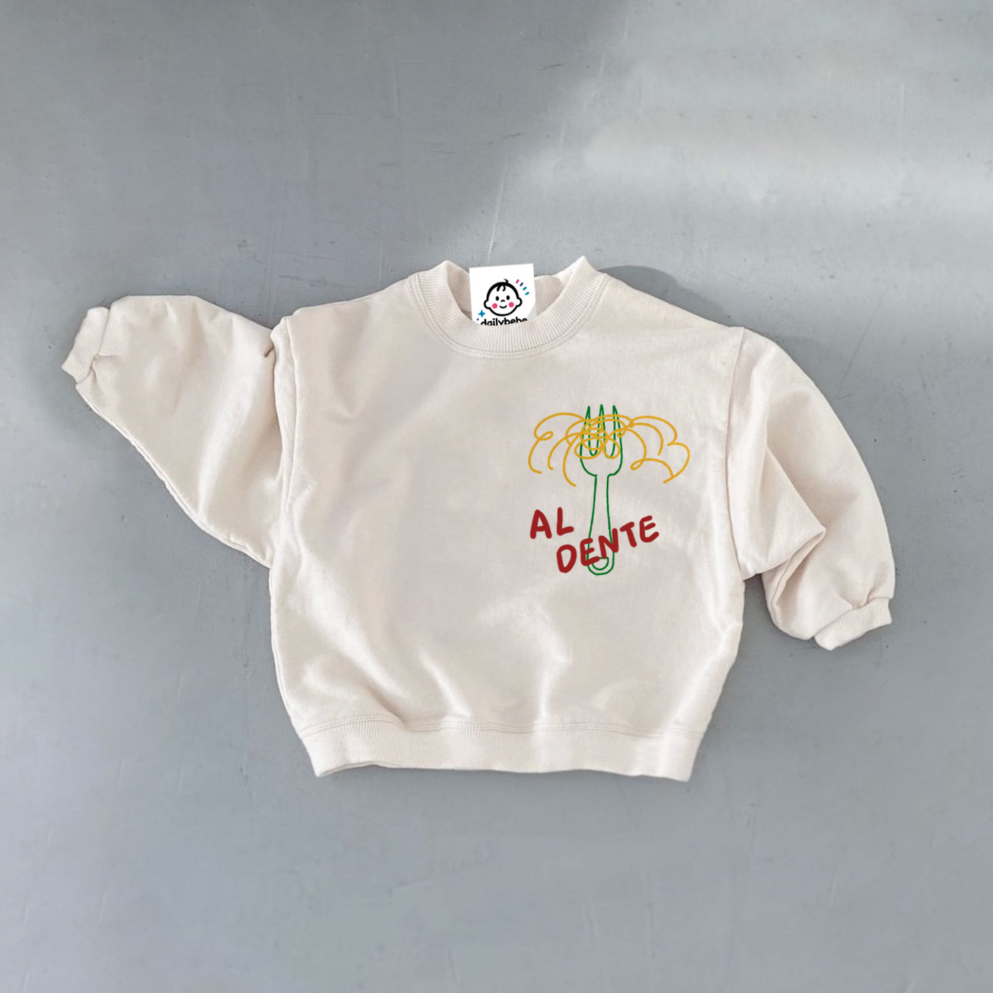 AL DENTE MORE PASTA PLEASE Baby Toddler Pasta Sweatshirt