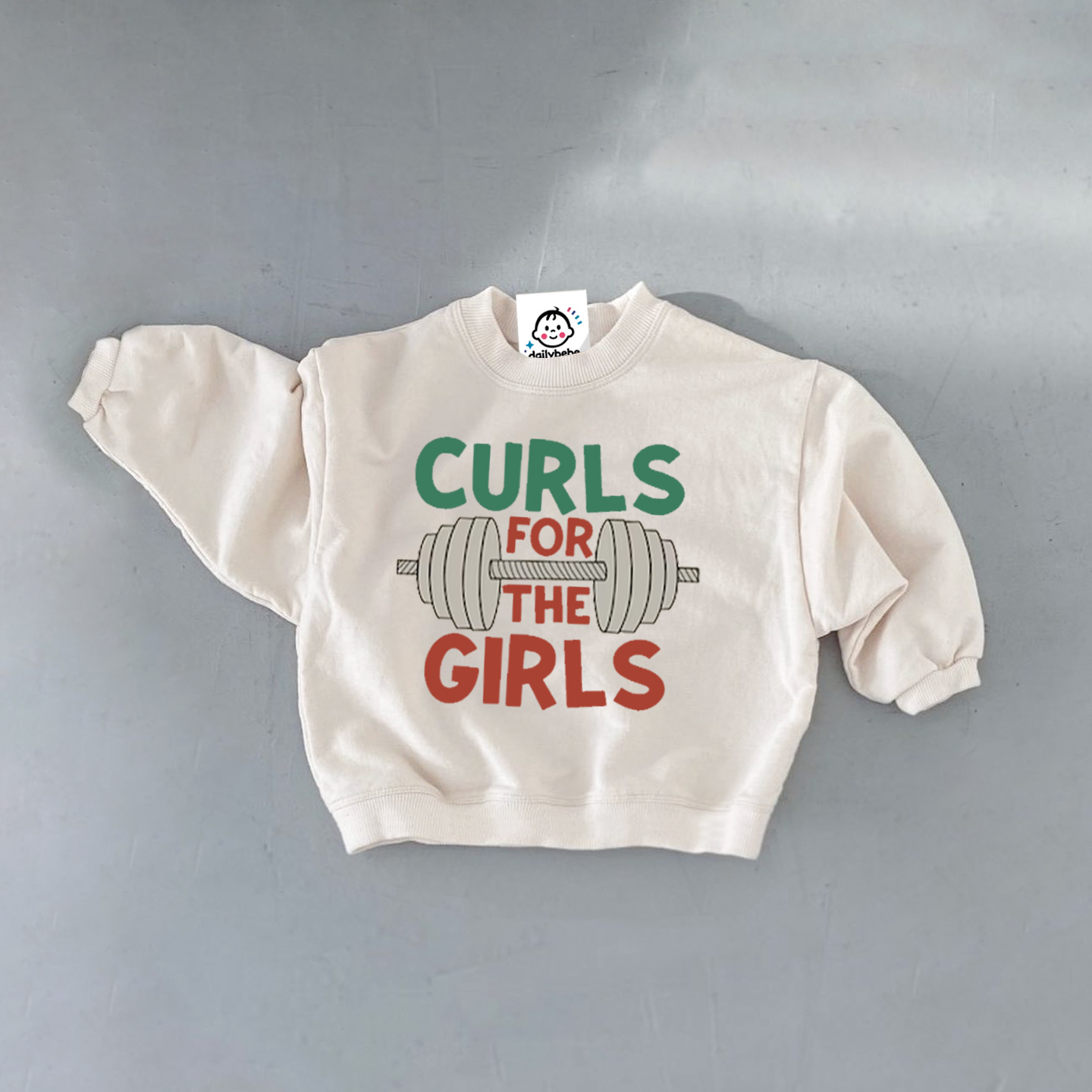 CURLS FOR THE GIRLS Baby Toddler Sweatshirt 