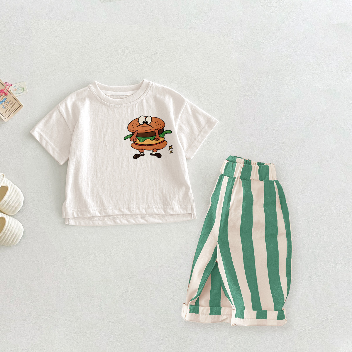 Baby Toddler Hamburger 2 Piece Sets