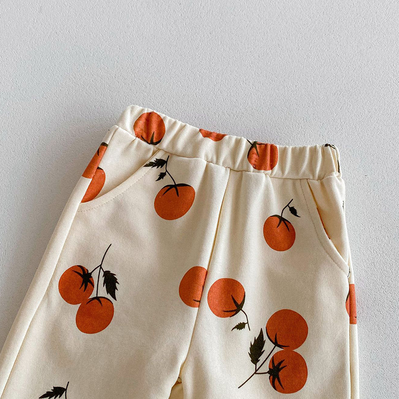 Baby 2-Piece Orange Sweatsuit Set