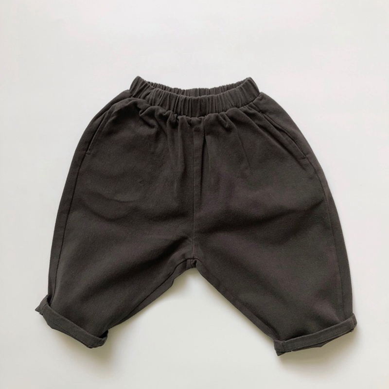 Toddler Casual Simple Pure Color Pants