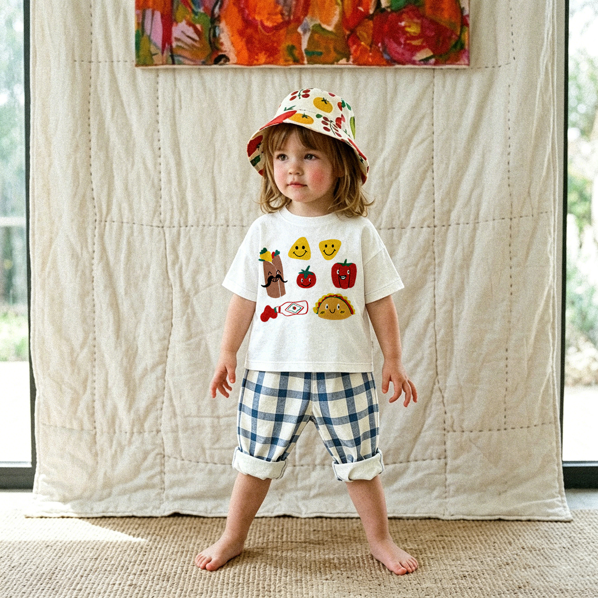 Baby & Kids Foods Plaid 2 Piece Set