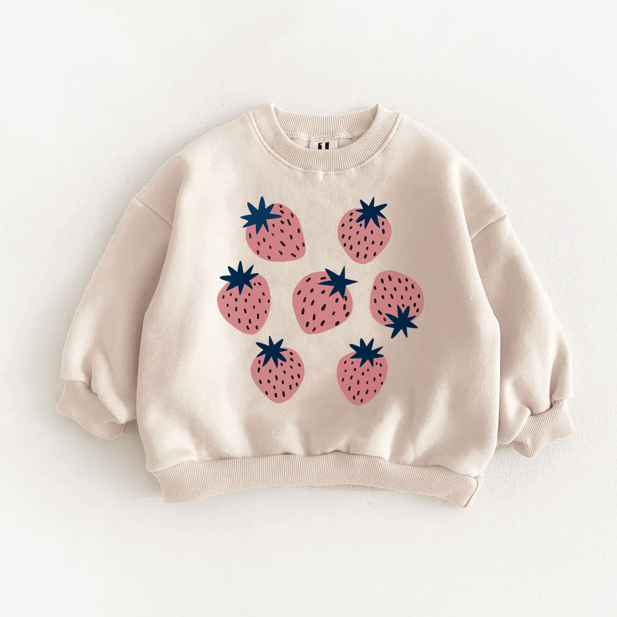Baby & Kids Strawberry Stripe Sweatshirt
