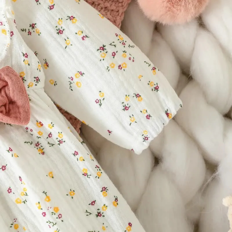 Baby Girl Bows Romper with Headband