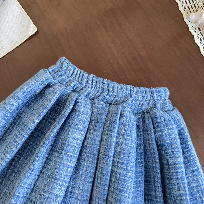 Baby Girl's Petite Chic Denim Skirt Set