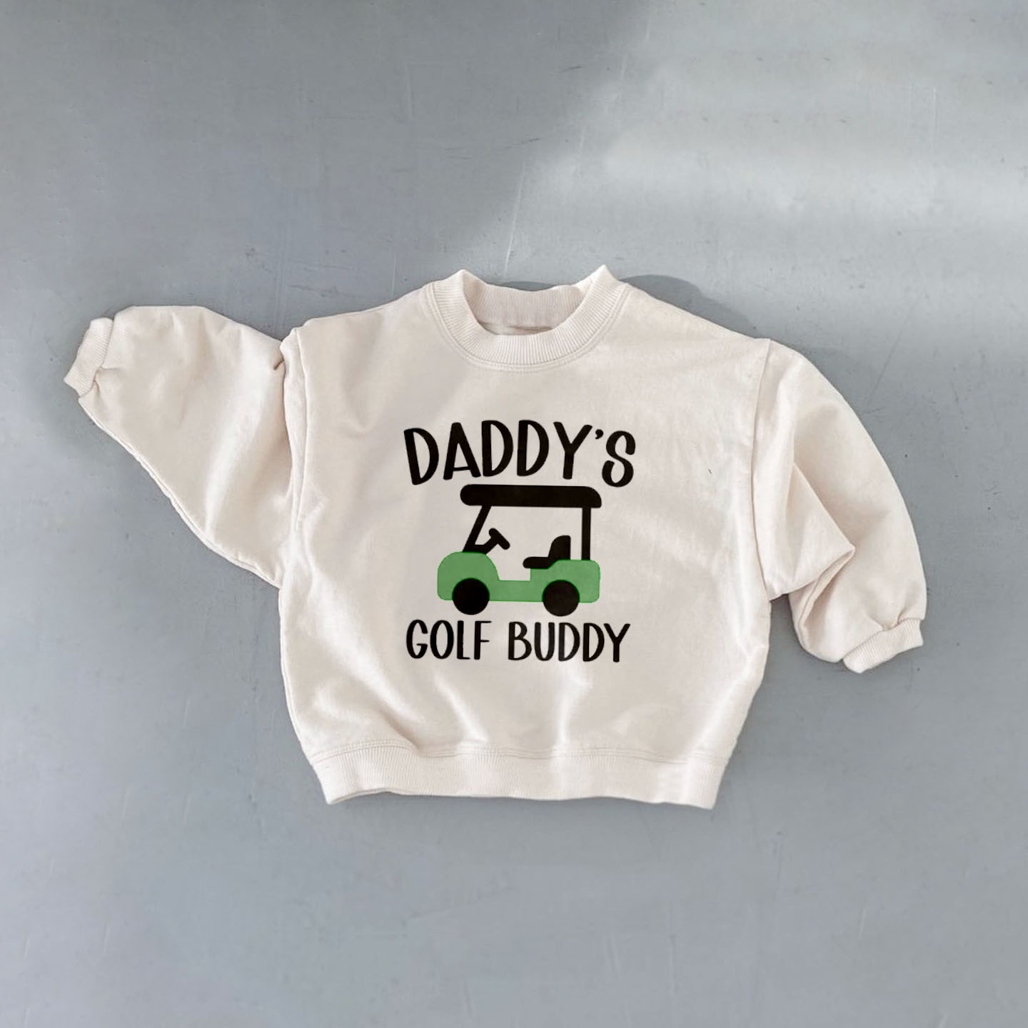 DADDY'S GOLF BUDDY Baby Toddler Golf Cart Sweatshirt