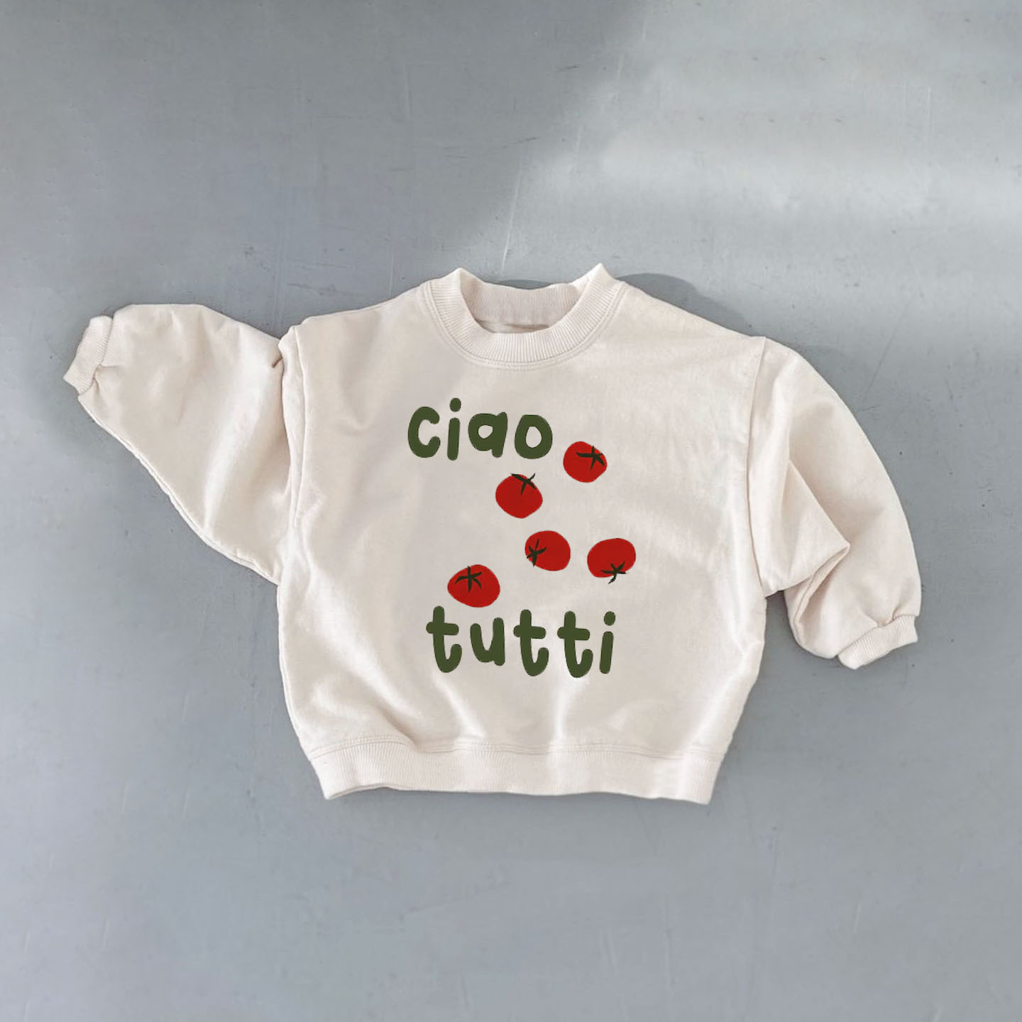 CIAO TUTTI Baby Toddler Tomatoes Sweatshirt