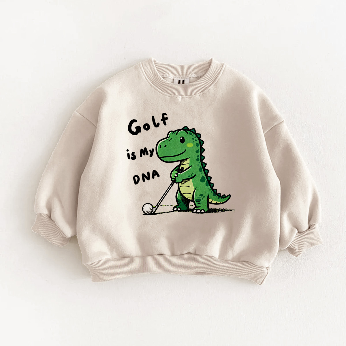 GOLF IN MY DNA Baby & Kids Dinosaur Sweatshirt