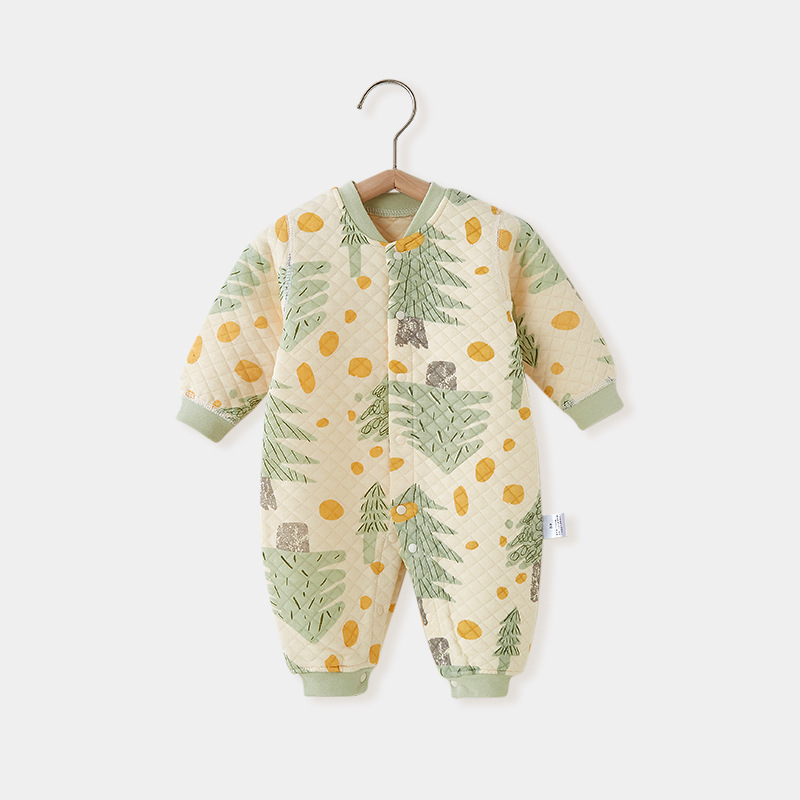 Baby Newborn Forest Thickened Romper