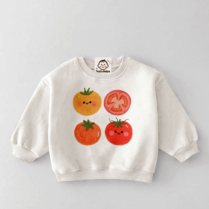 Baby & Kids Tomatoes Smiley Sweatshirt