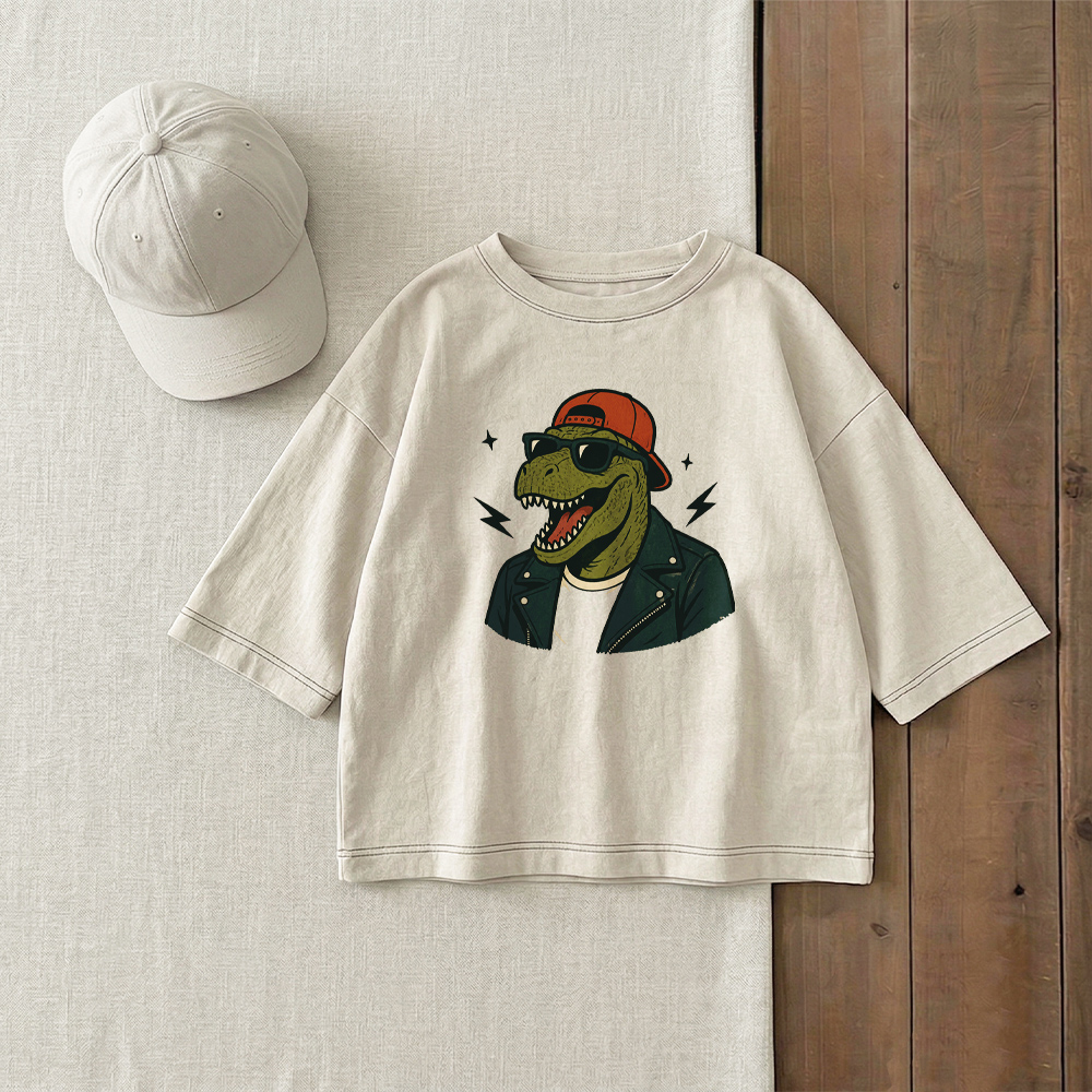 Baby & Kids Dinosaur Print T-Shirt (6M-12Y)