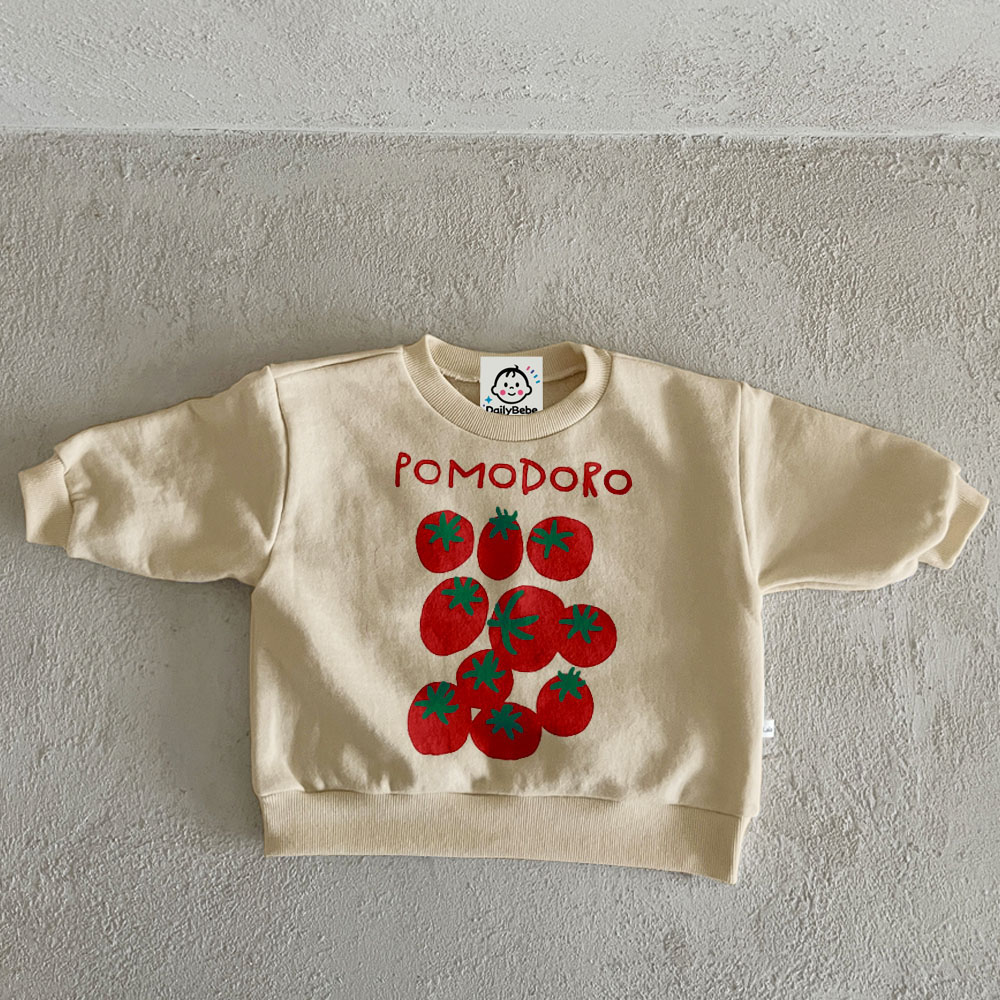 POMODORO Baby Toddler Tomato Sweatshirt