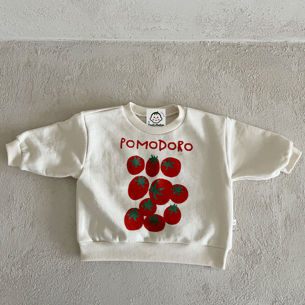 POMODORO Baby Toddler Tomato Sweatshirt