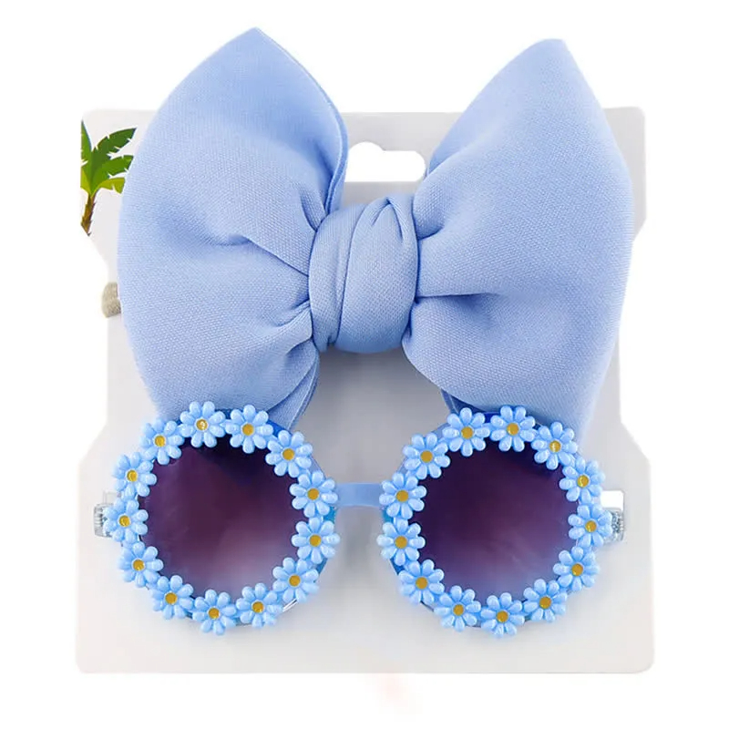 Baby Flower Sunglasses and Headband Set