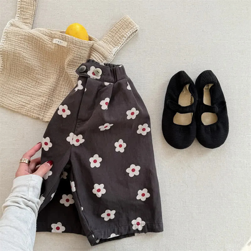 Toddler Allover Flower Loose Pants