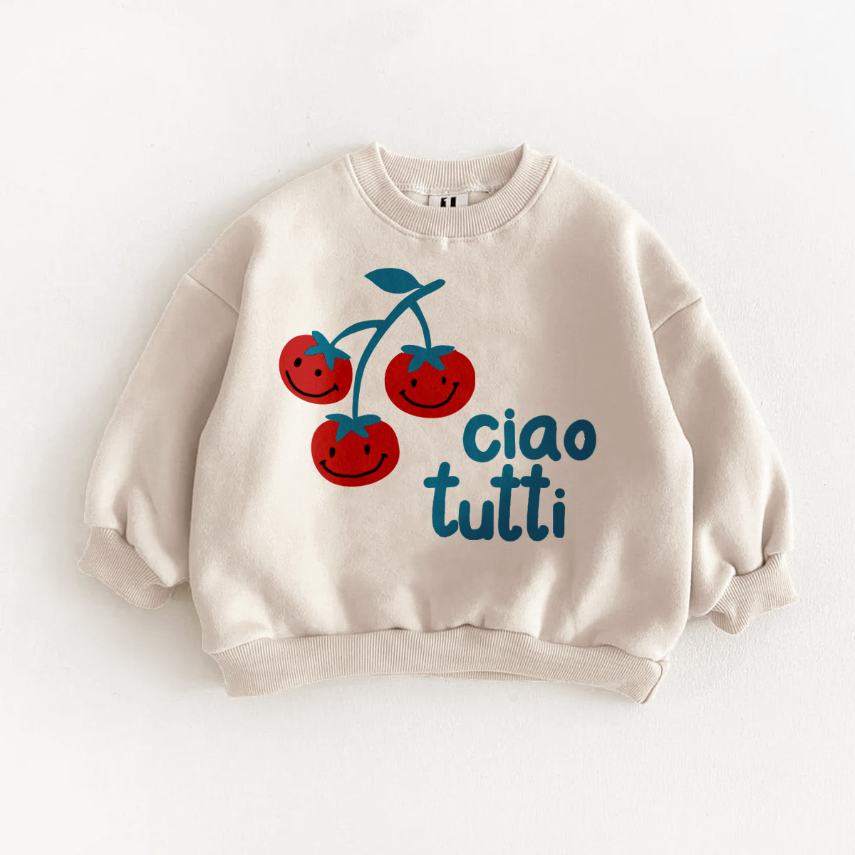 CIAO A TUTTI Baby & Kids Tomatoes Sweatshirt