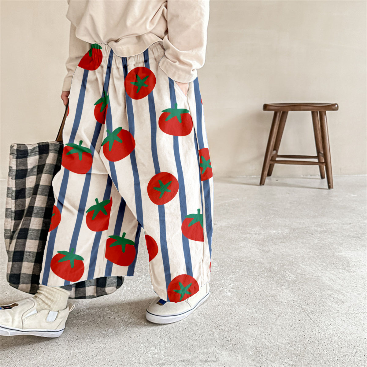 Baby & Kids Tomato Stripe Pants