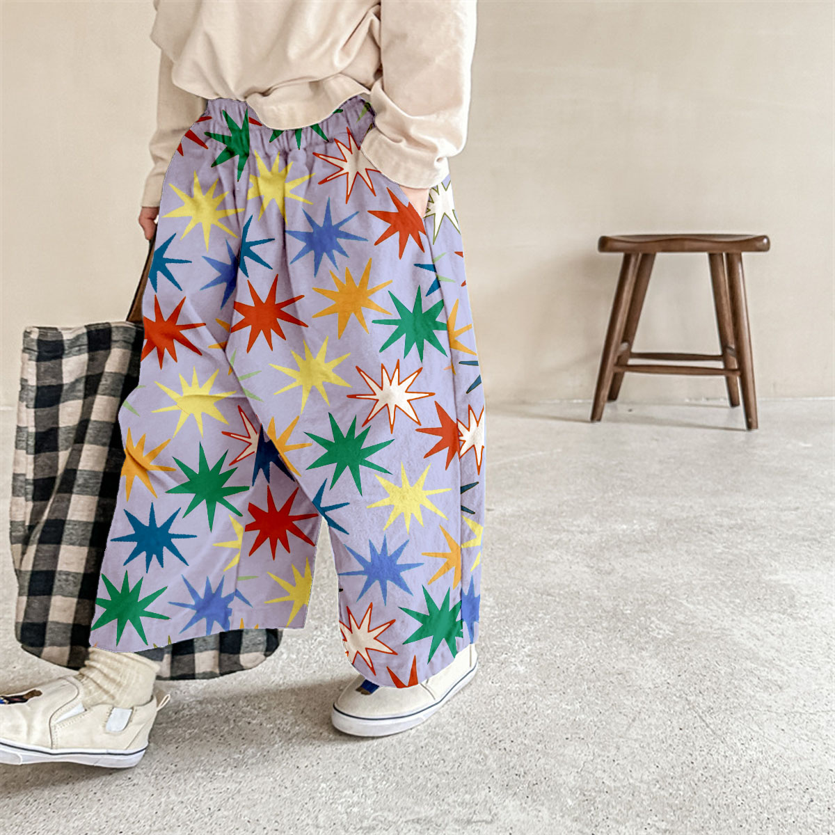 Baby & Kids Retro Starburst Print Pants