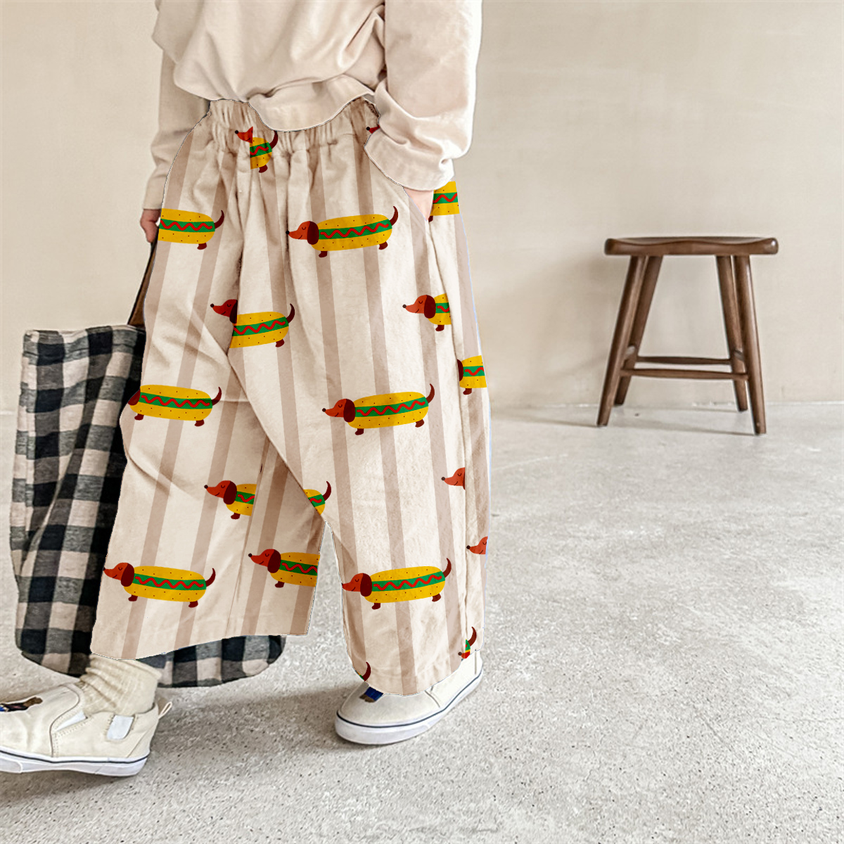 Baby & Kids Hotdogs Print Pants