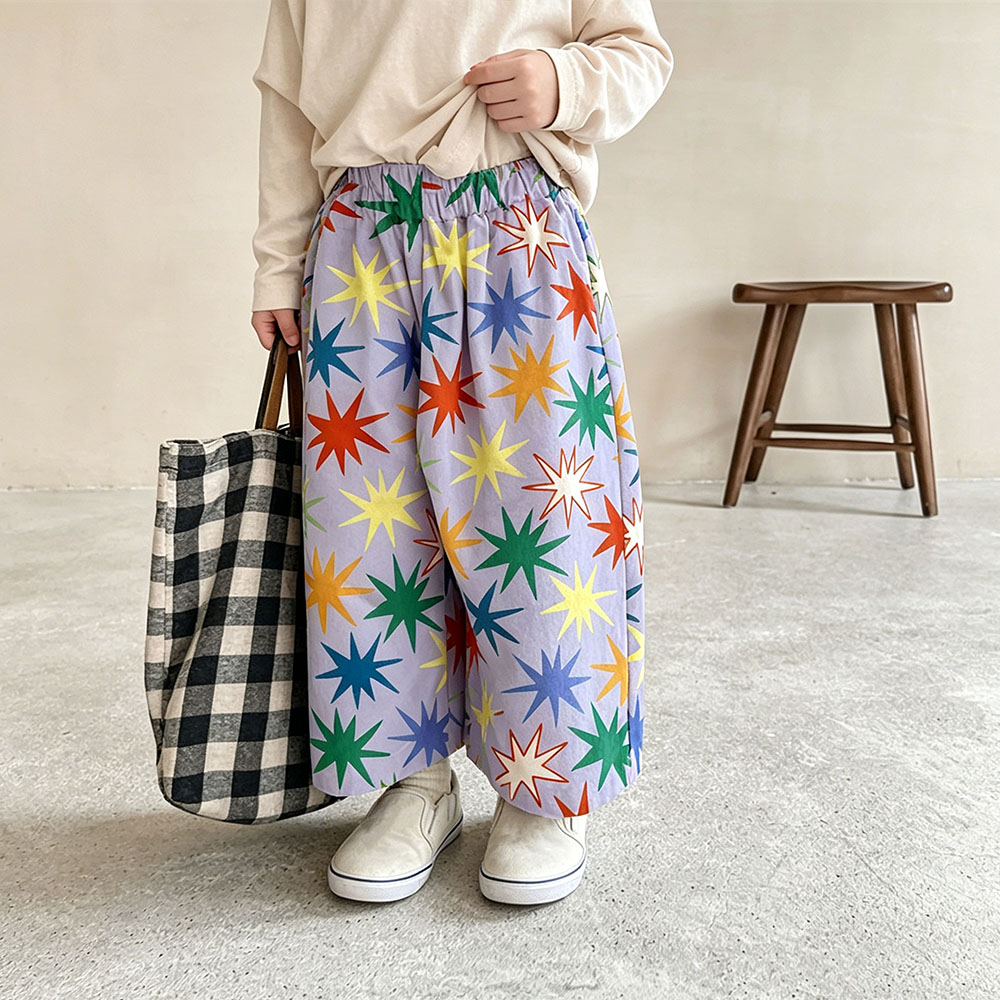Baby & Kids Retro Starburst Print Pants